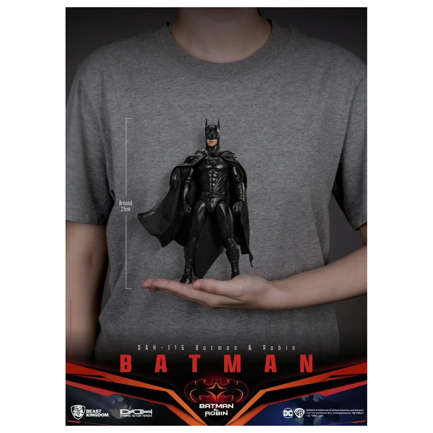 DC Comics Dynamic 8ction Heroes akčná figúrka Batman (Batman & Robin) 21 cm produktová fotografia