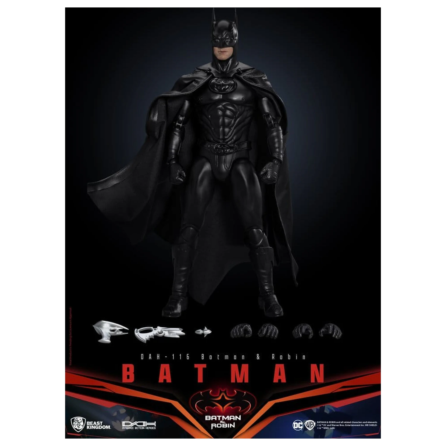 DC Comics Dynamic 8ction Heroes akčná figúrka Batman (Batman & Robin) 21 cm produktová fotografia