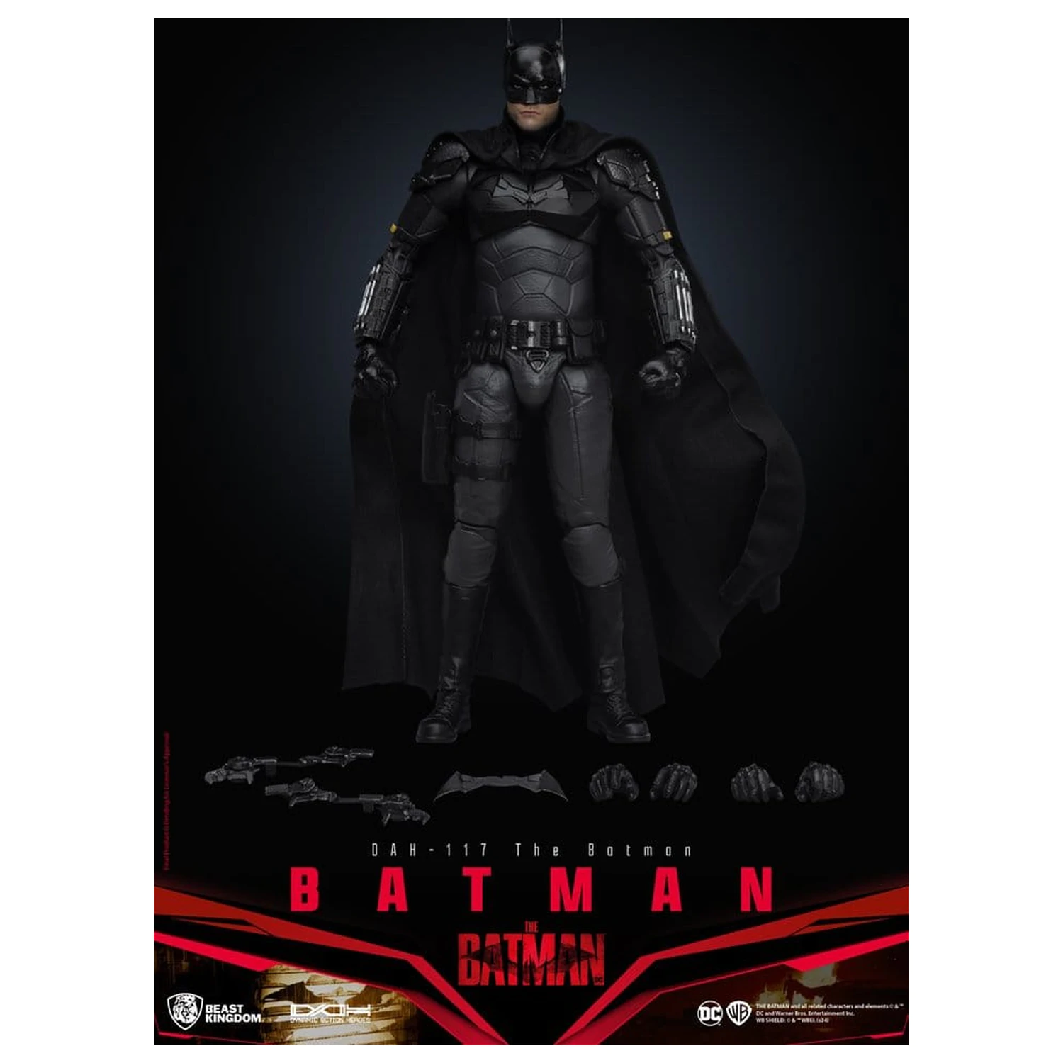 DC Comics Dynamic 8ction Heroes akčná figúrka Batman (The Batman) 21 cm produktová fotografia