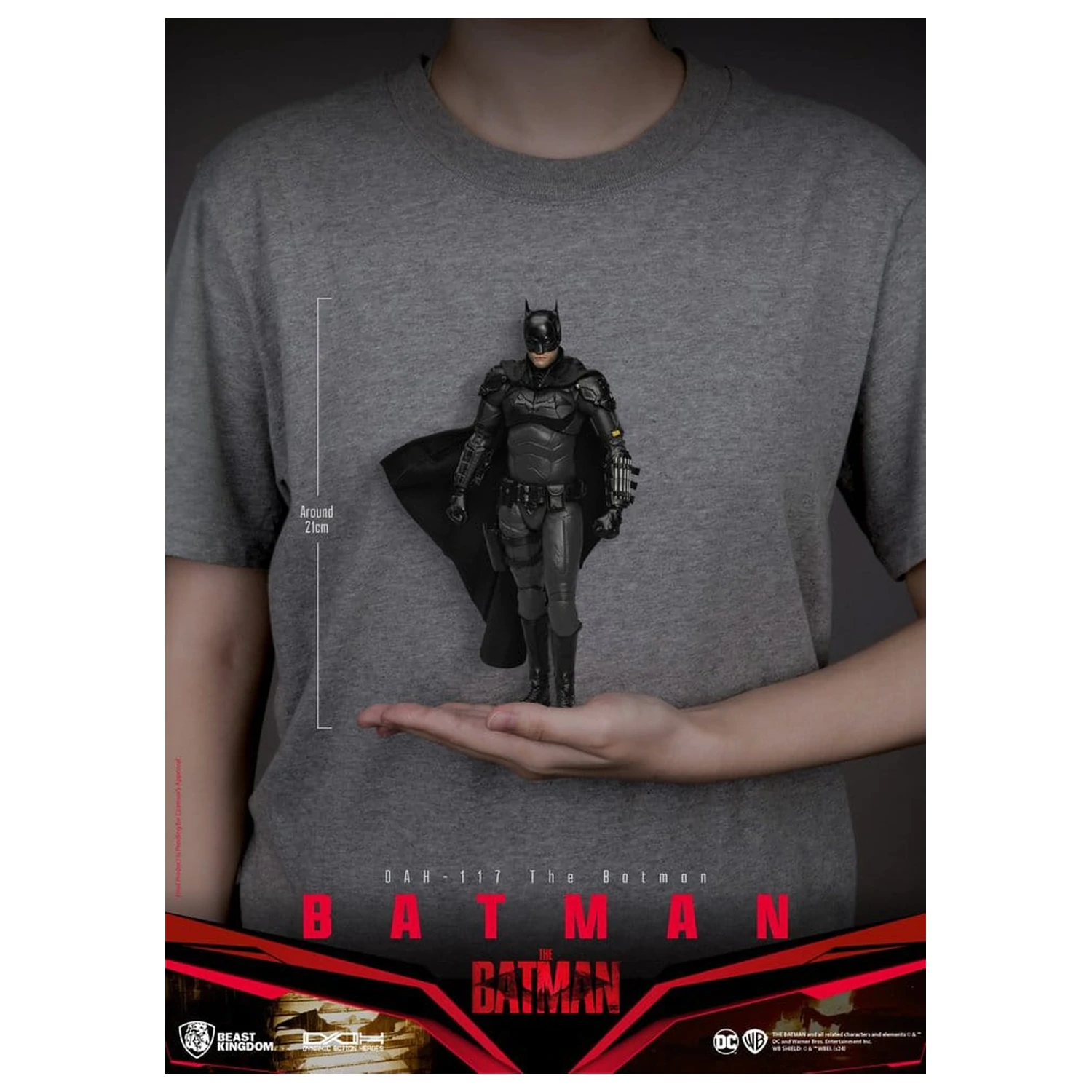 DC Comics Dynamic 8ction Heroes akčná figúrka Batman (The Batman) 21 cm produktová fotografia