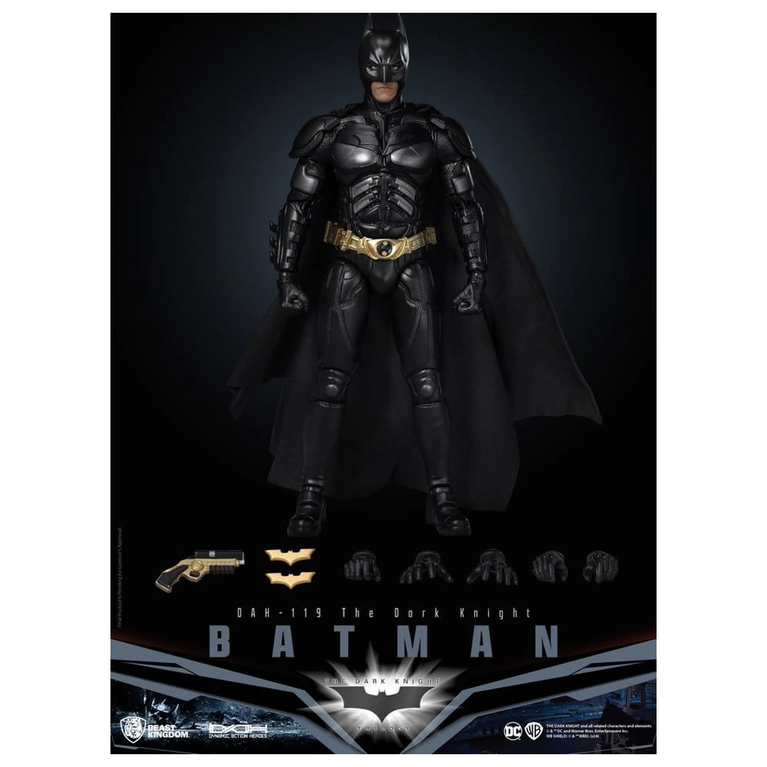 DC Comics Dynamic 8ction Heroes akčná figúrka Batman (The Dark Knight) 21 cm produktová fotografia
