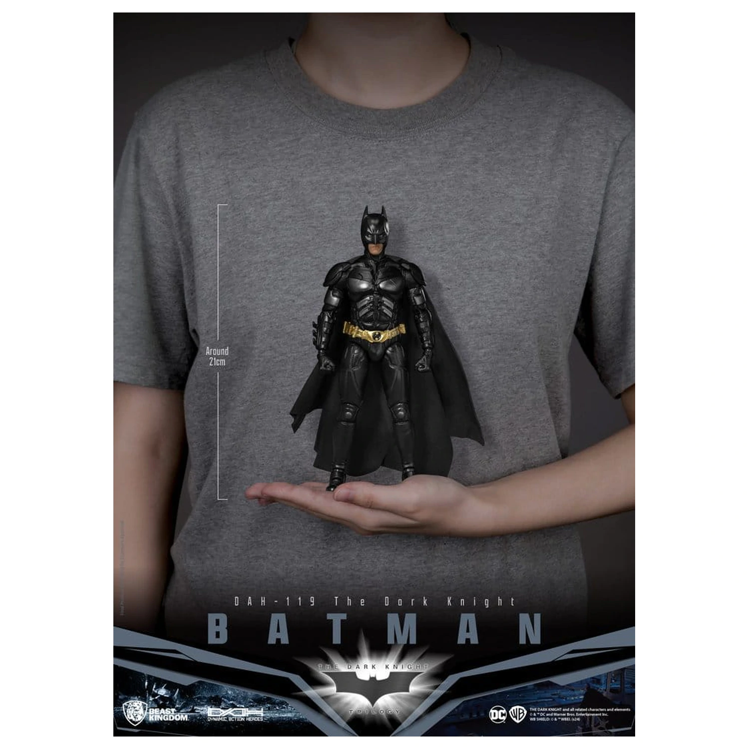 DC Comics Dynamic 8ction Heroes akčná figúrka Batman (The Dark Knight) 21 cm produktová fotografia