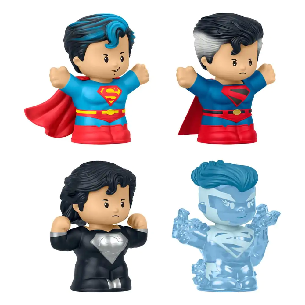 DC Comics Fisher-Price Little People Collector Mini figúrky balenie po 4 Superman: Through the Ages 7 cm produktová fotografia