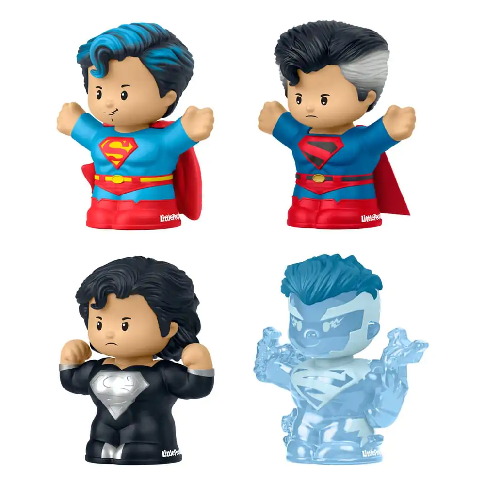 DC Comics Fisher-Price Little People Collector Mini figúrky balenie po 4 Superman: Through the Ages 7 cm produktová fotografia