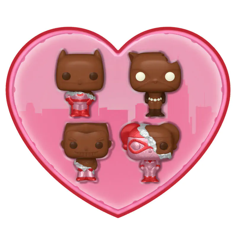 DC Valentines Pocket POP! Vinilová figúrka 4-csomag Choc 4 cm termékfotó