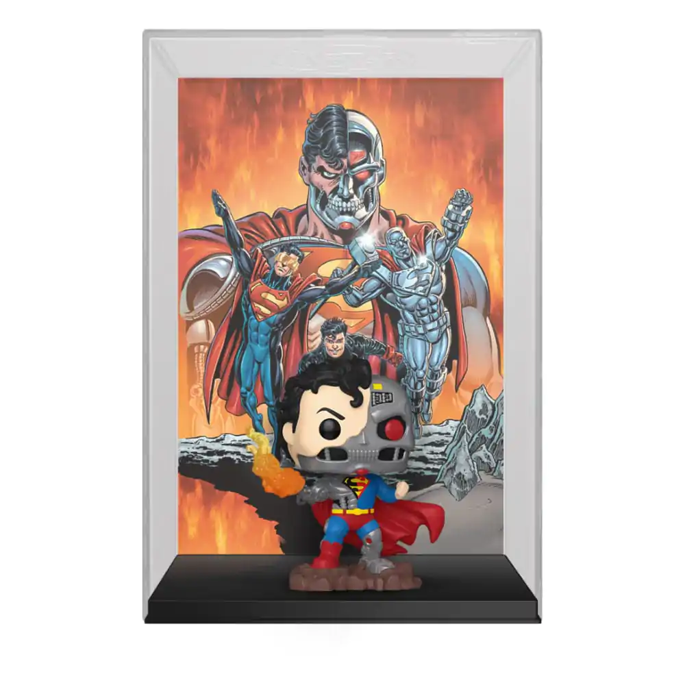 DC Comics Funko POP! Comic Cover Vinylová figúrka Cyborg Superman 9 cm termékfotó