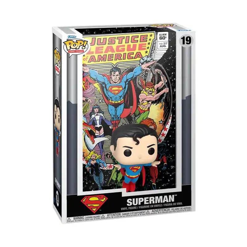 DC Comics Funko POP! Comic Cover vinylová figúrka Justice League of America Superman 9 cm produktová fotografia