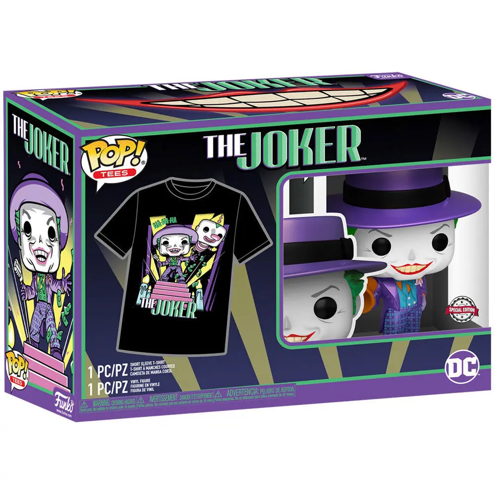 DC Comics Funko POP figúrka & tričko v krabičke Batman 89 Joker with Speaker produktová fotografia