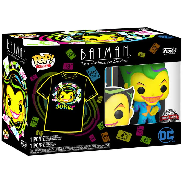 DC Comics Funko POP! figúrka a tričkom Joker exkluzívne termékfotó