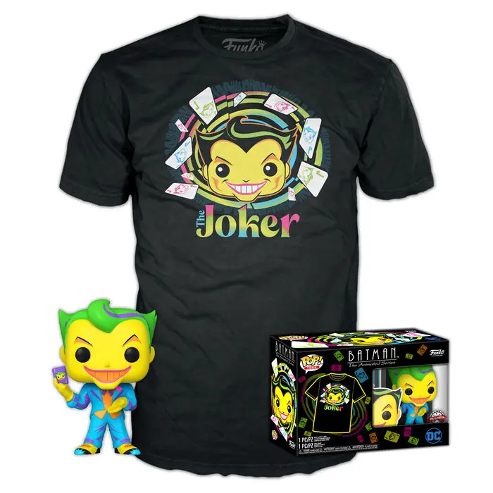 DC Comics Funko POP! figúrka a tričkom Joker exkluzívne termékfotó