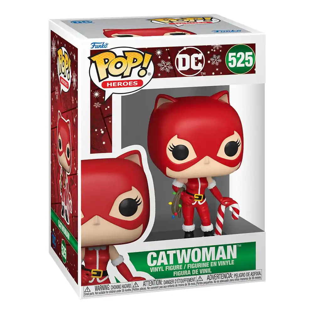 DC Comics Funko POP! Heroes Vinyl figúrka Holiday '24- Catwoman 9 cm termékfotó