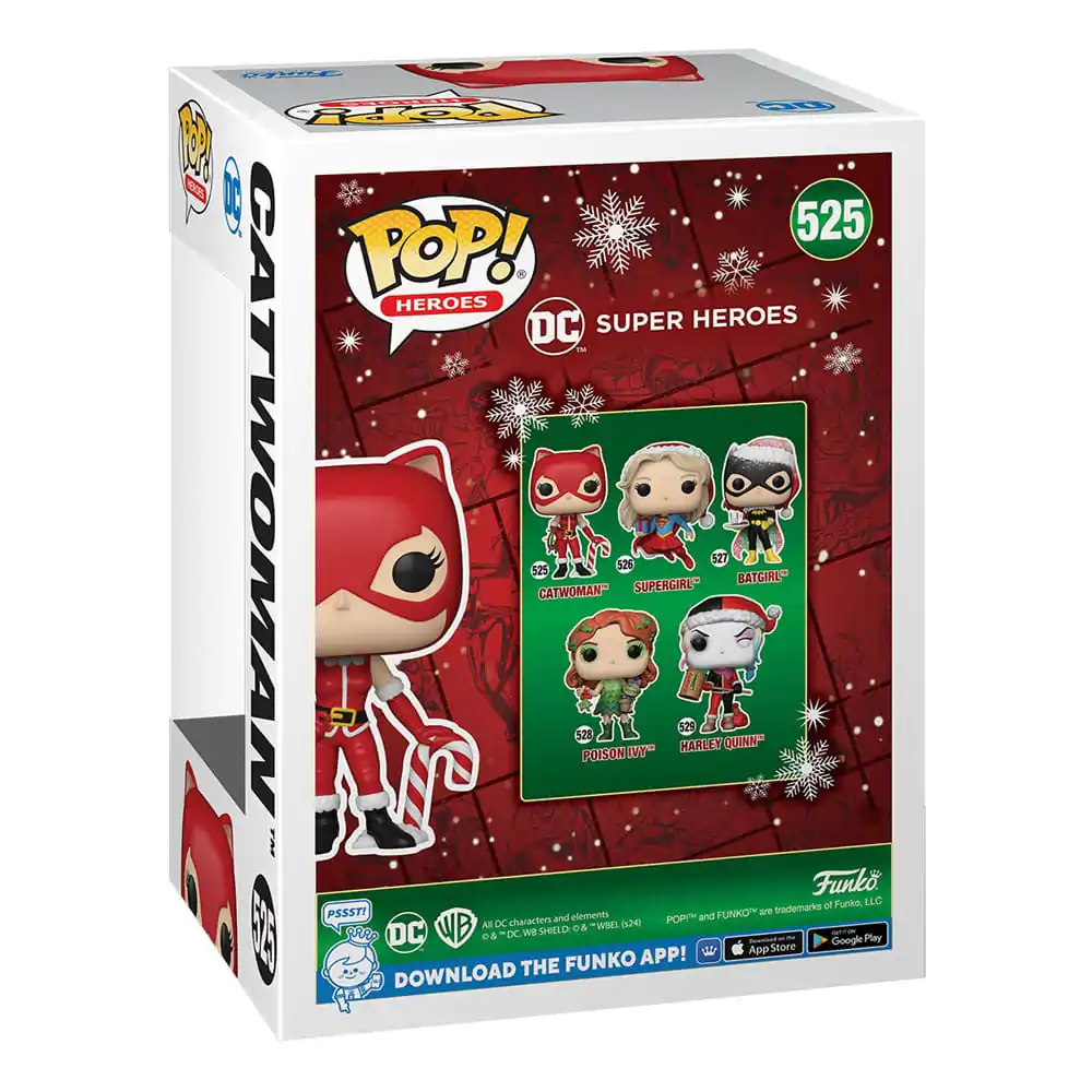 DC Comics Funko POP! Heroes Vinyl figúrka Holiday '24- Catwoman 9 cm termékfotó