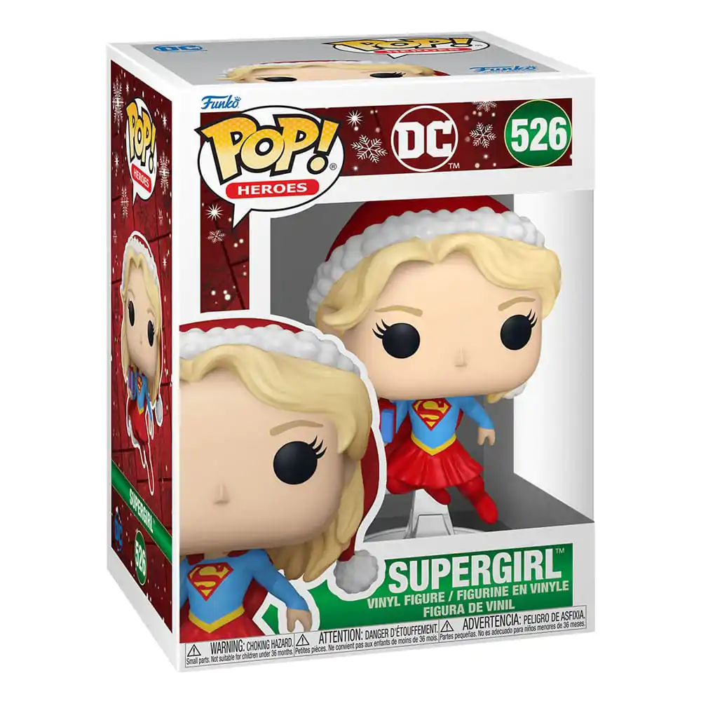 DC Comics Funko POP! Heroes Vinyl figúrka Holiday '24- Supergirl 9 cm termékfotó