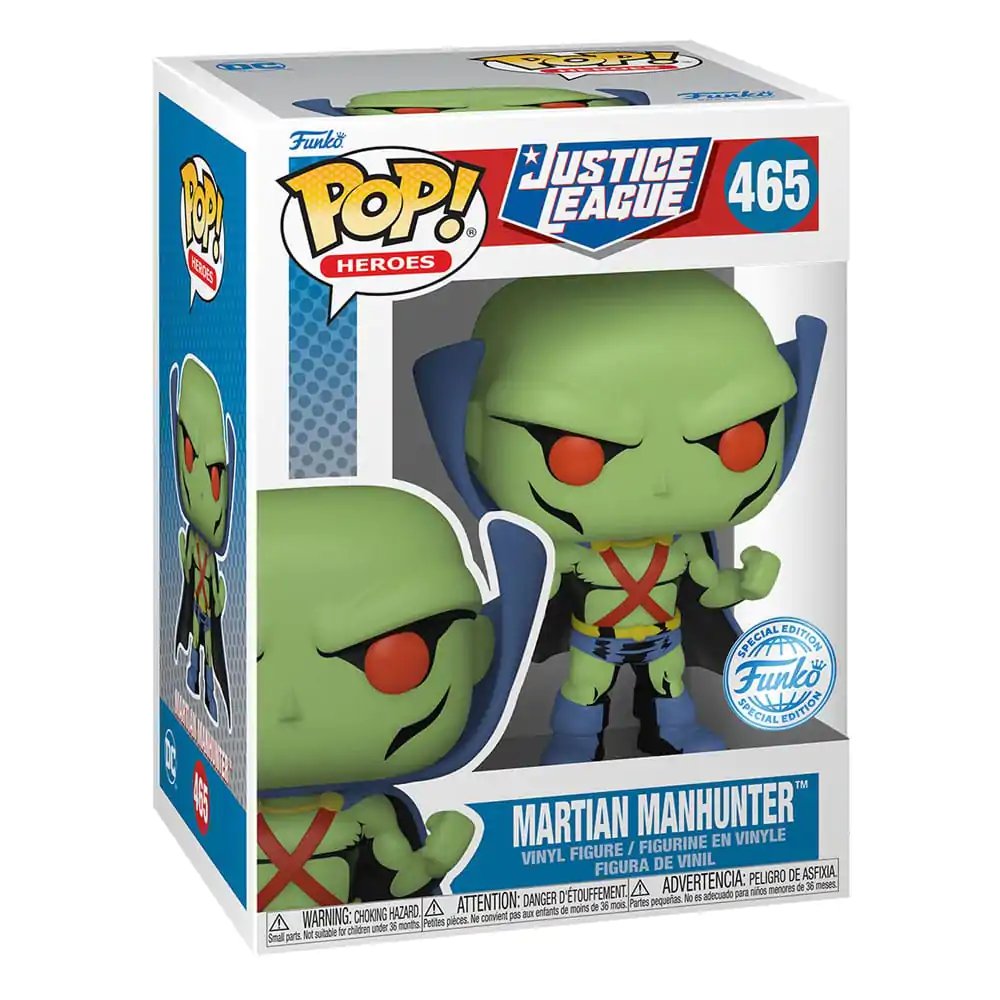 DC Comics POP! Heroes Vinil Fiqúrka JL Komiks - Martian Manhunter 9 cm termékfotó