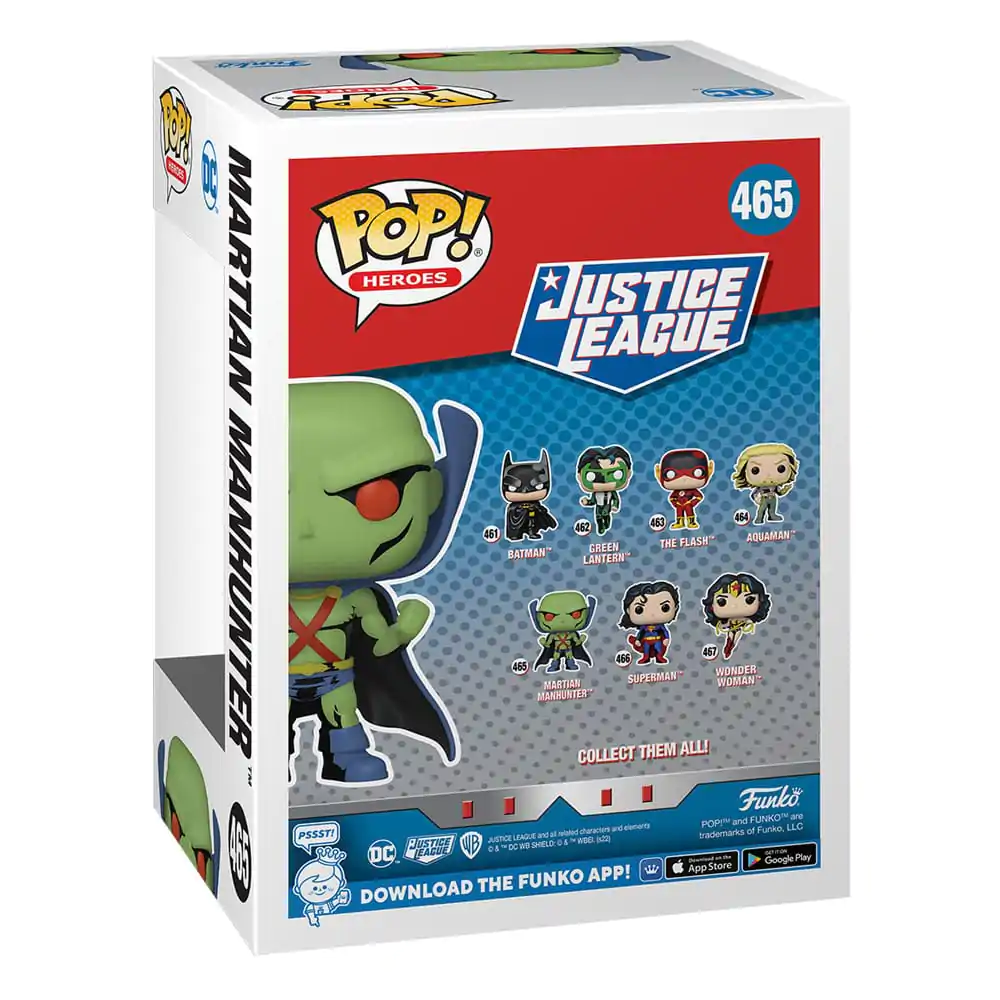 DC Comics POP! Heroes Vinil Fiqúrka JL Komiks - Martian Manhunter 9 cm termékfotó