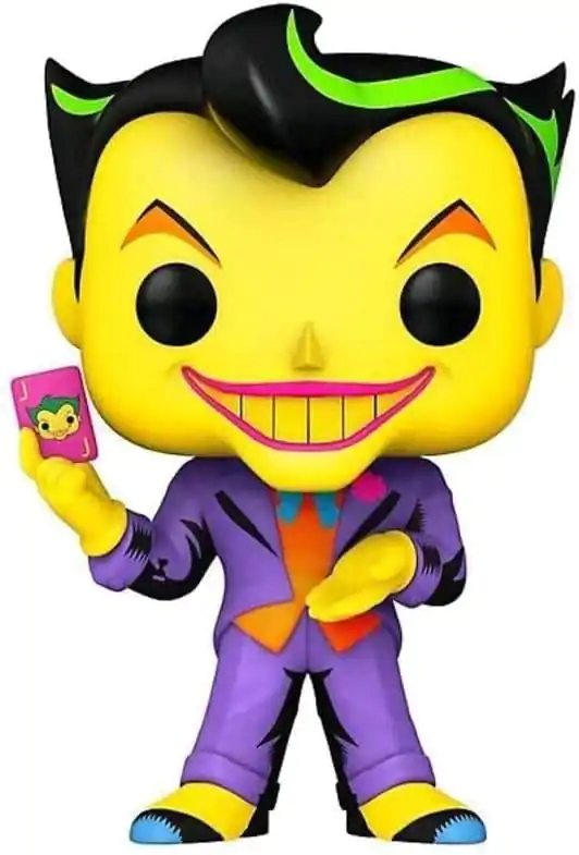 DC Comics Funko POP! Heroes Vinyl figúrka Joker (Black Light) 9 cm termékfotó