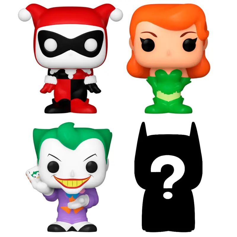 DC Bitty POP! Vinyl figúrka 4-pack Harley Quinn 2,5 palec termékfotó