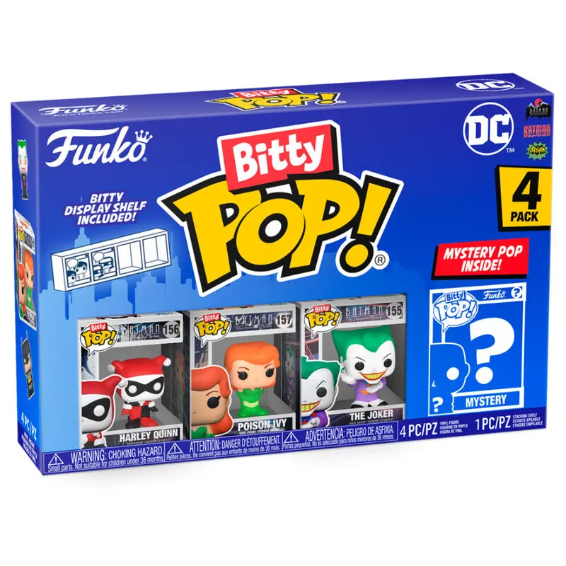 DC Bitty POP! Vinyl figúrka 4-pack Harley Quinn 2,5 palec termékfotó