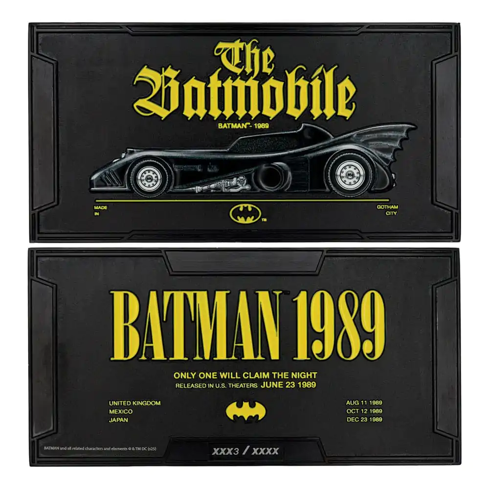 DC Comics zliatok Batman Batmobile XL limitovaná edícia produktová fotografia