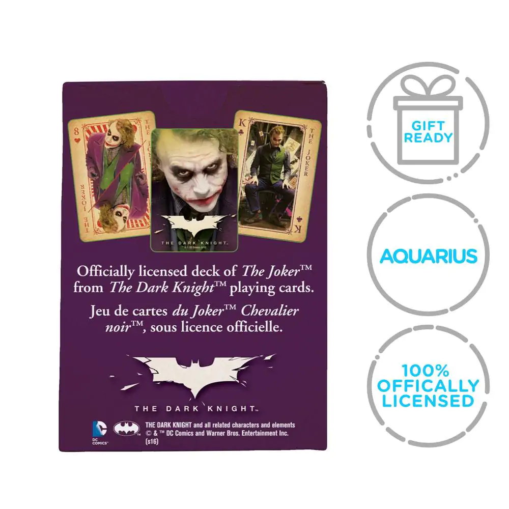 DC Comics Playing Cards Joker (Heath Ledger) - Hracie karty produktová fotografia