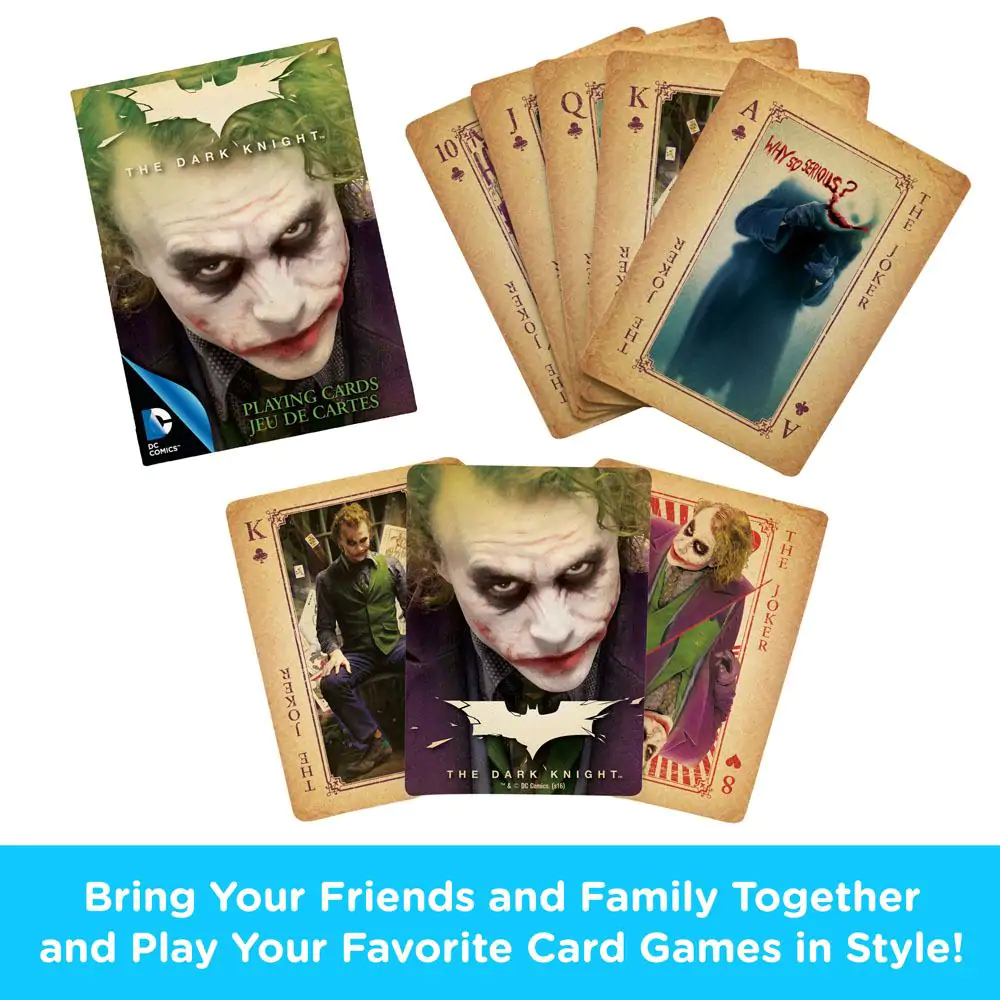 DC Comics Playing Cards Joker (Heath Ledger) - Hracie karty produktová fotografia