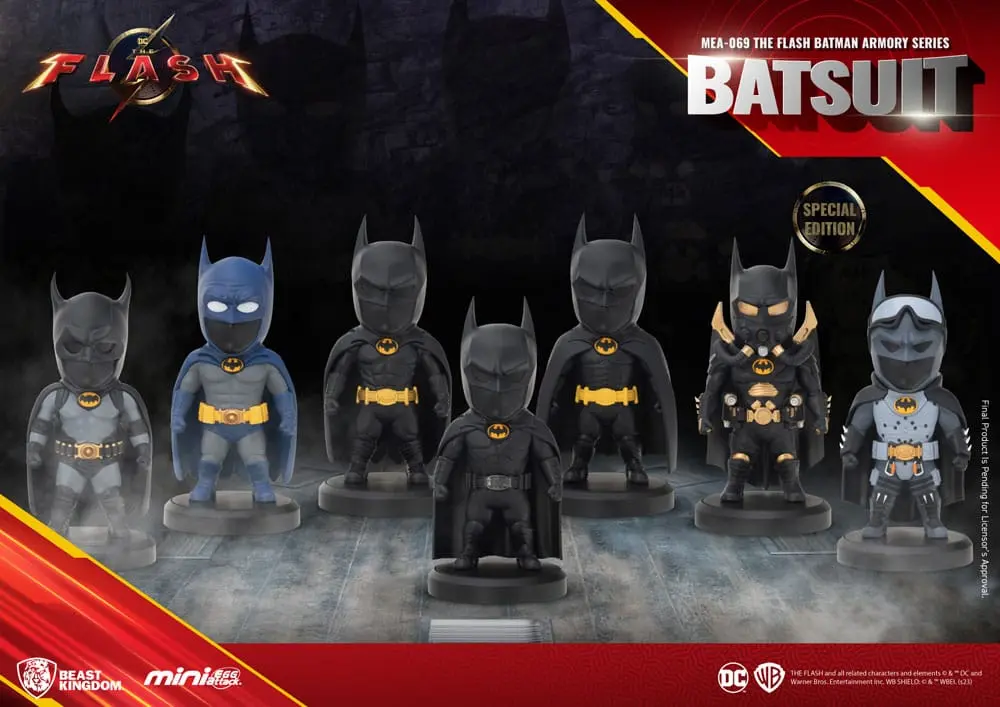 DC Comics Mini Egg Attack Figúrka 6-balenie + 1 The Flash Series Batman Armory Blind Box Set 8 cm produktová fotografia