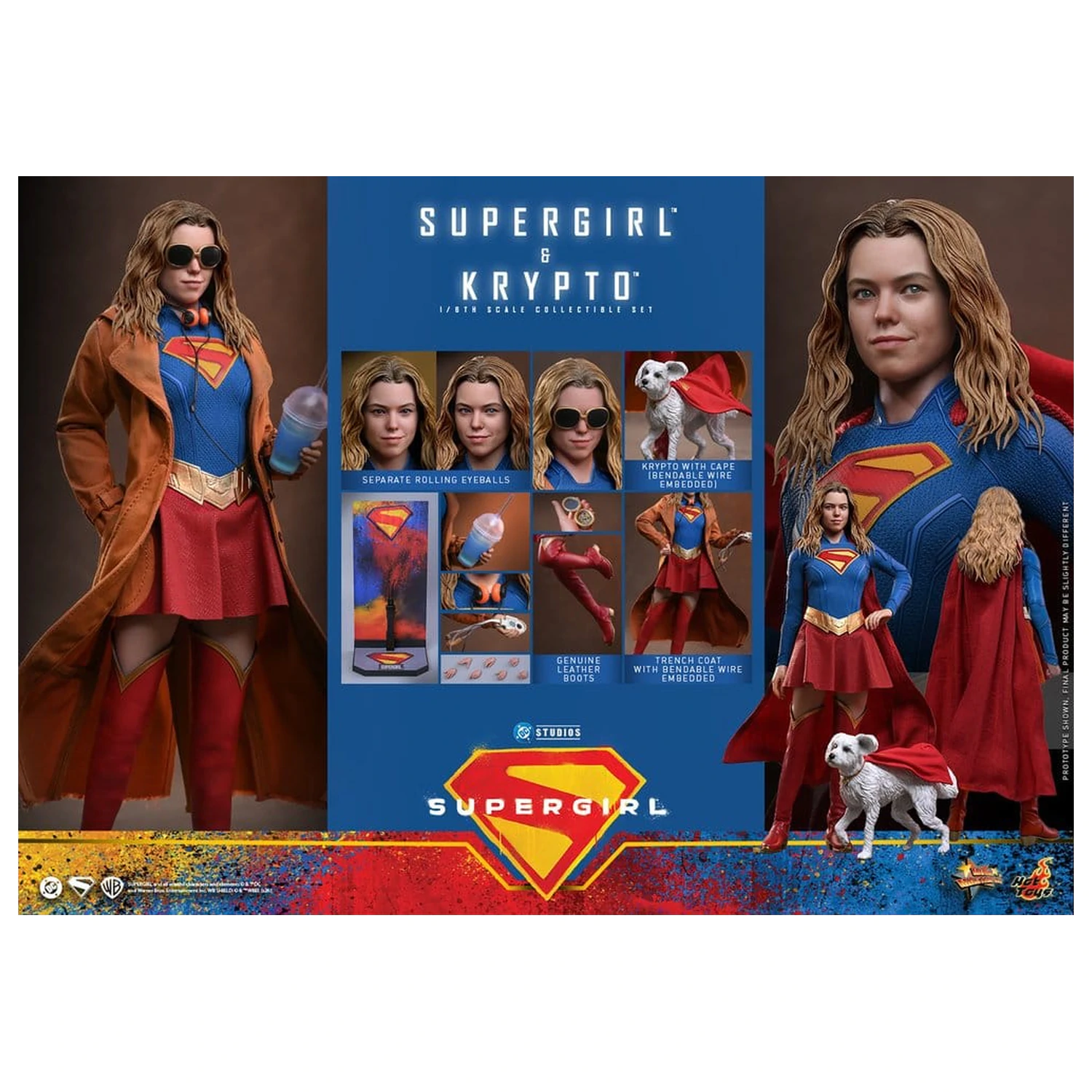 DC Comics Movie Masterpiece súprava akčných figúrok Supergirl & Krypto 28 cm produktová fotografia