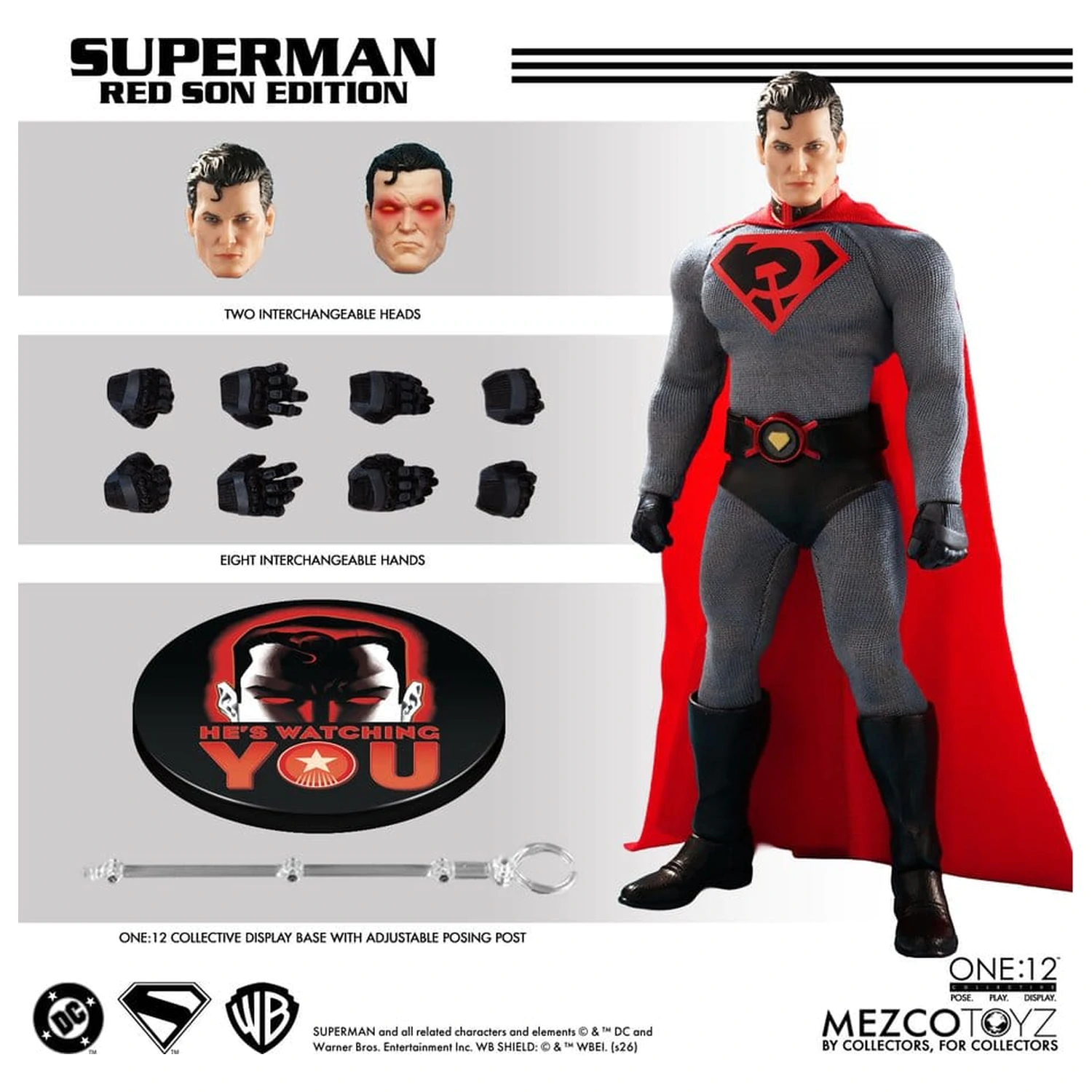 DC Comics One:12 Collective akčná figúrka 1/12 Superman: Red Son 17 cm produktová fotografia