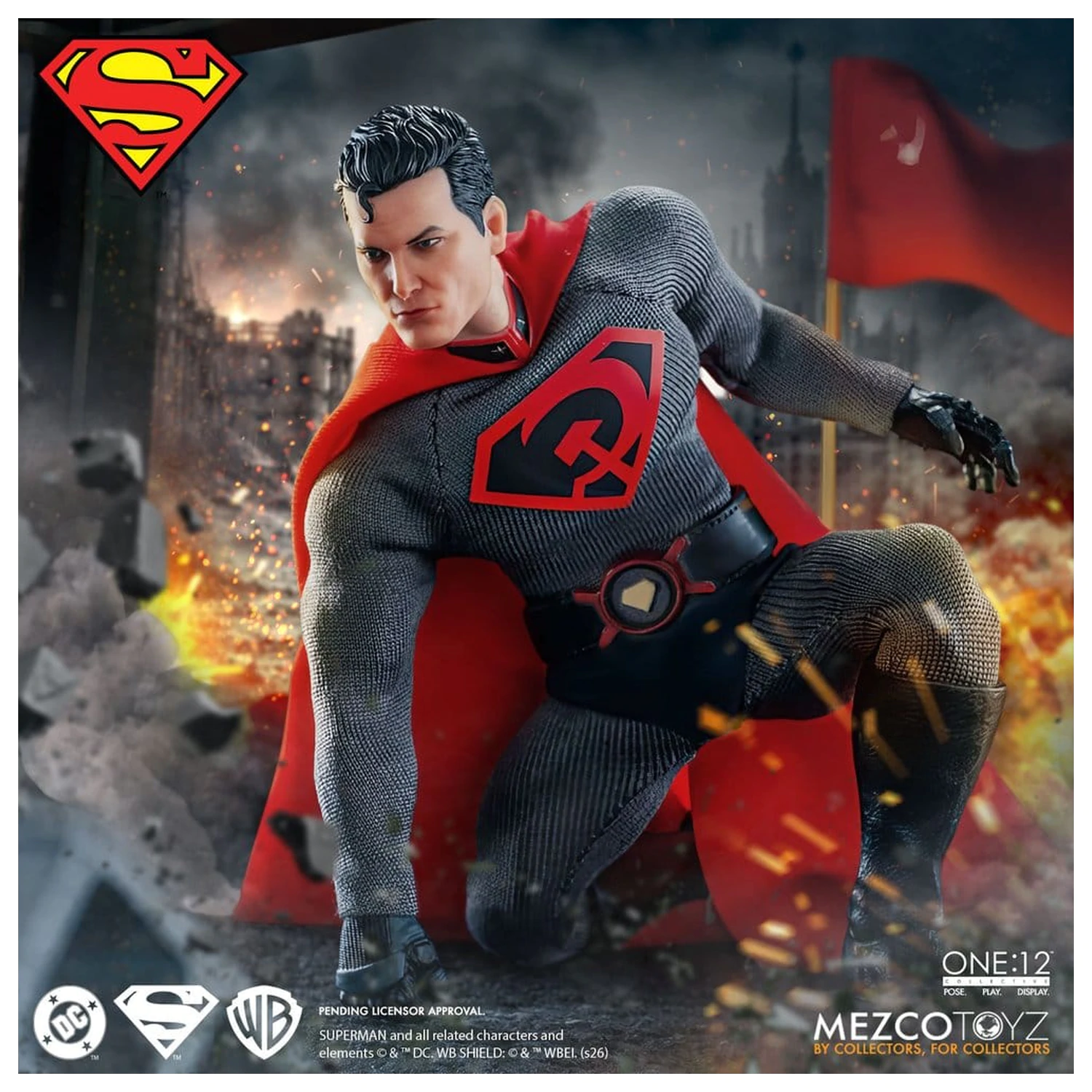 DC Comics One:12 Collective akčná figúrka 1/12 Superman: Red Son 17 cm produktová fotografia