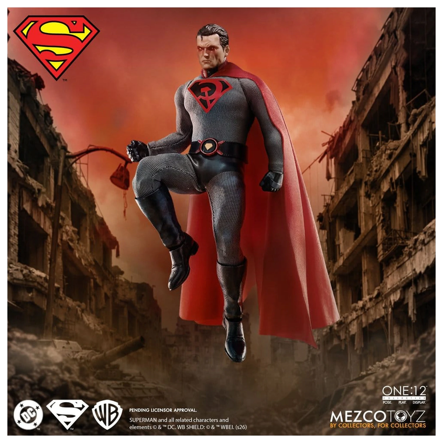 DC Comics One:12 Collective akčná figúrka 1/12 Superman: Red Son 17 cm produktová fotografia