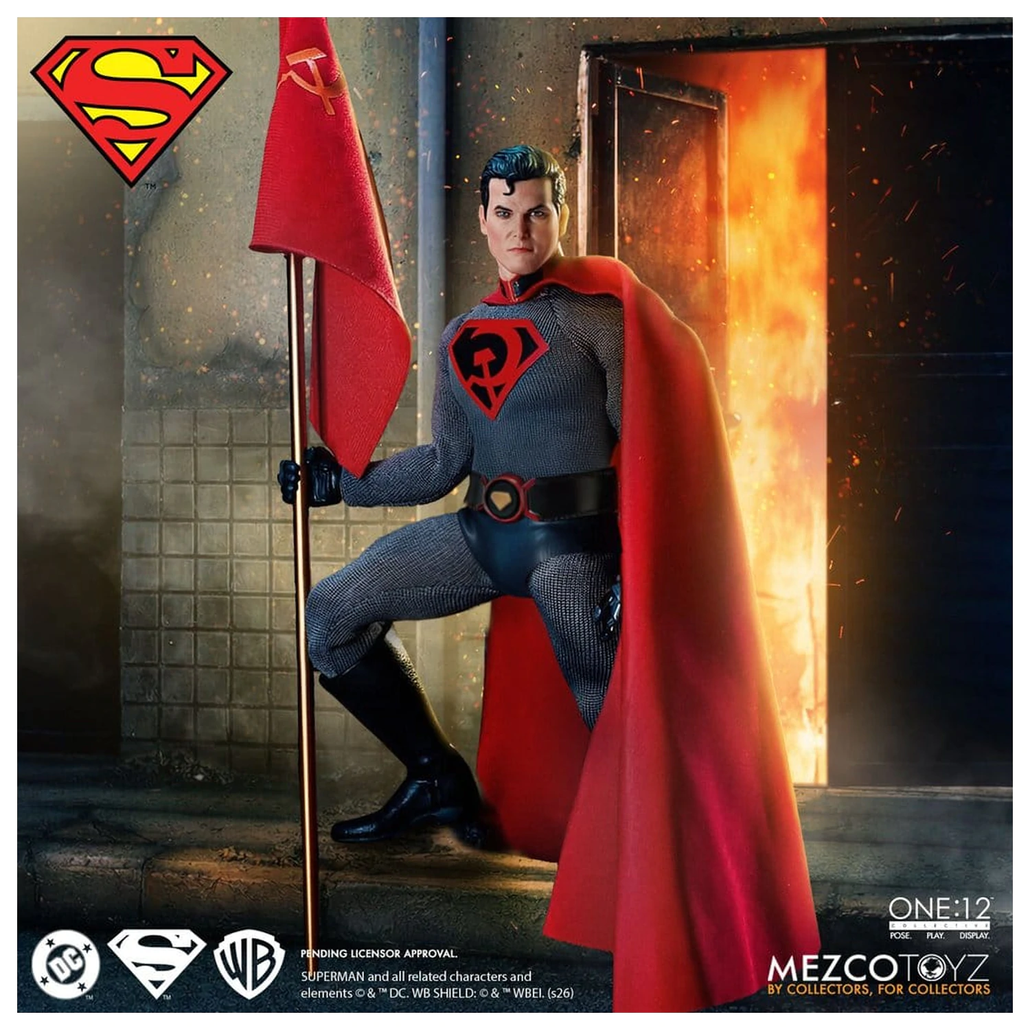 DC Comics One:12 Collective akčná figúrka 1/12 Superman: Red Son 17 cm produktová fotografia