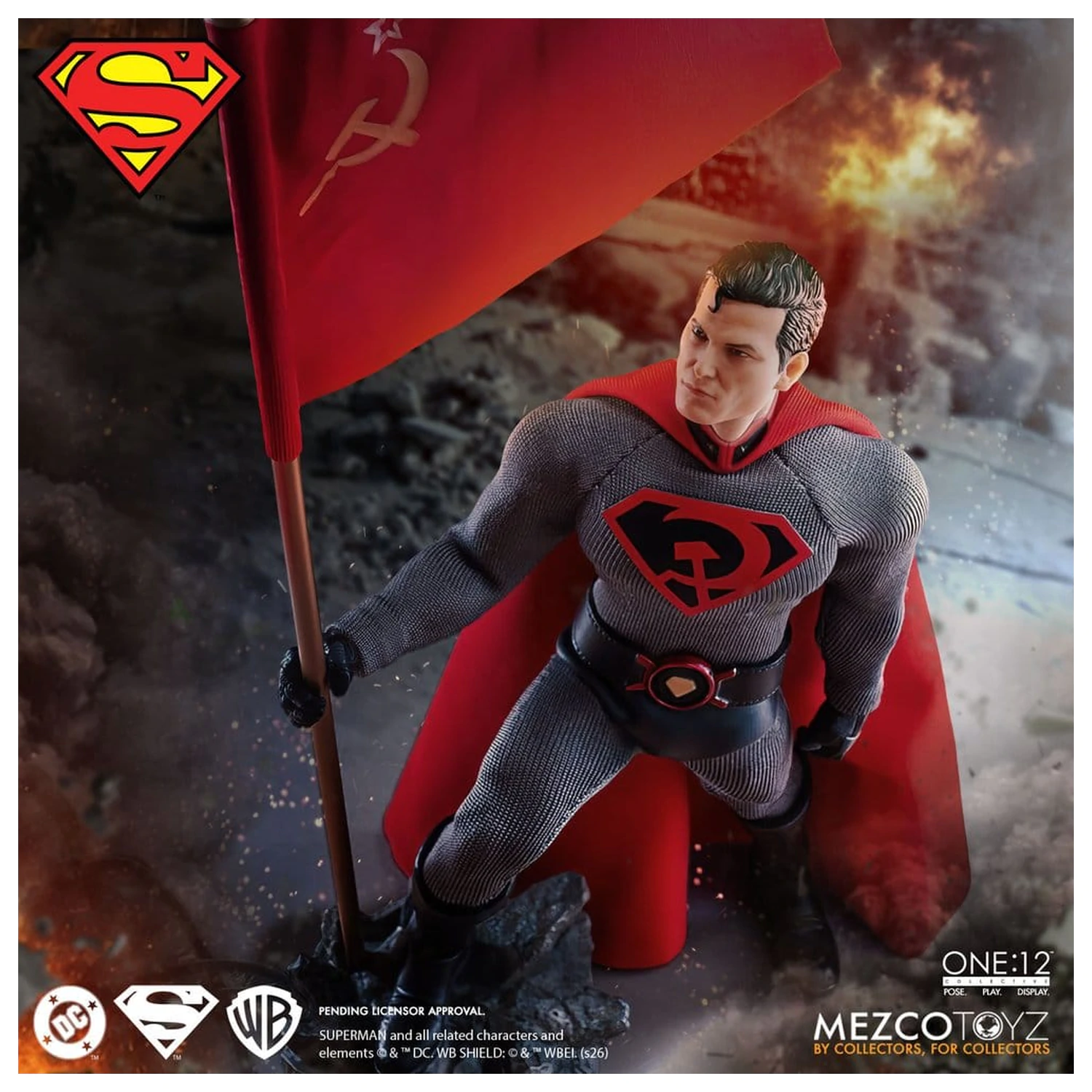 DC Comics One:12 Collective akčná figúrka 1/12 Superman: Red Son 17 cm produktová fotografia