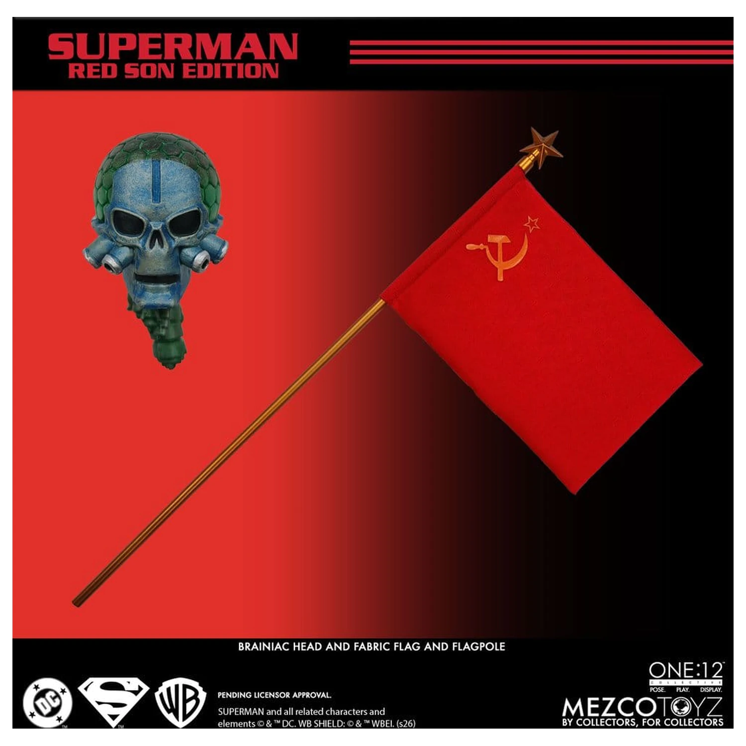 DC Comics One:12 Collective akčná figúrka 1/12 Superman: Red Son 17 cm produktová fotografia