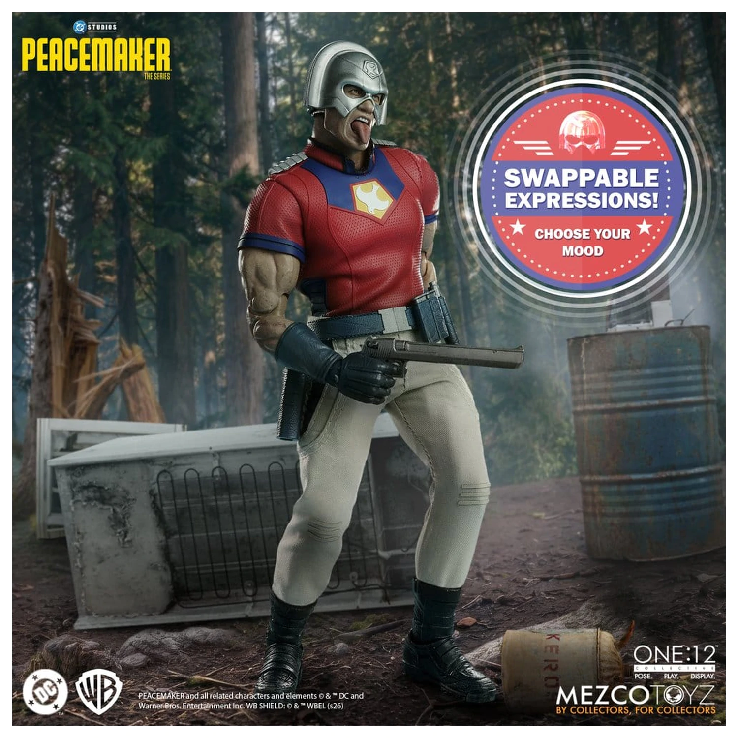 DC Comics One:12 Collective akčná figúrka 1/12 Peacemaker 17 cm produktová fotografia