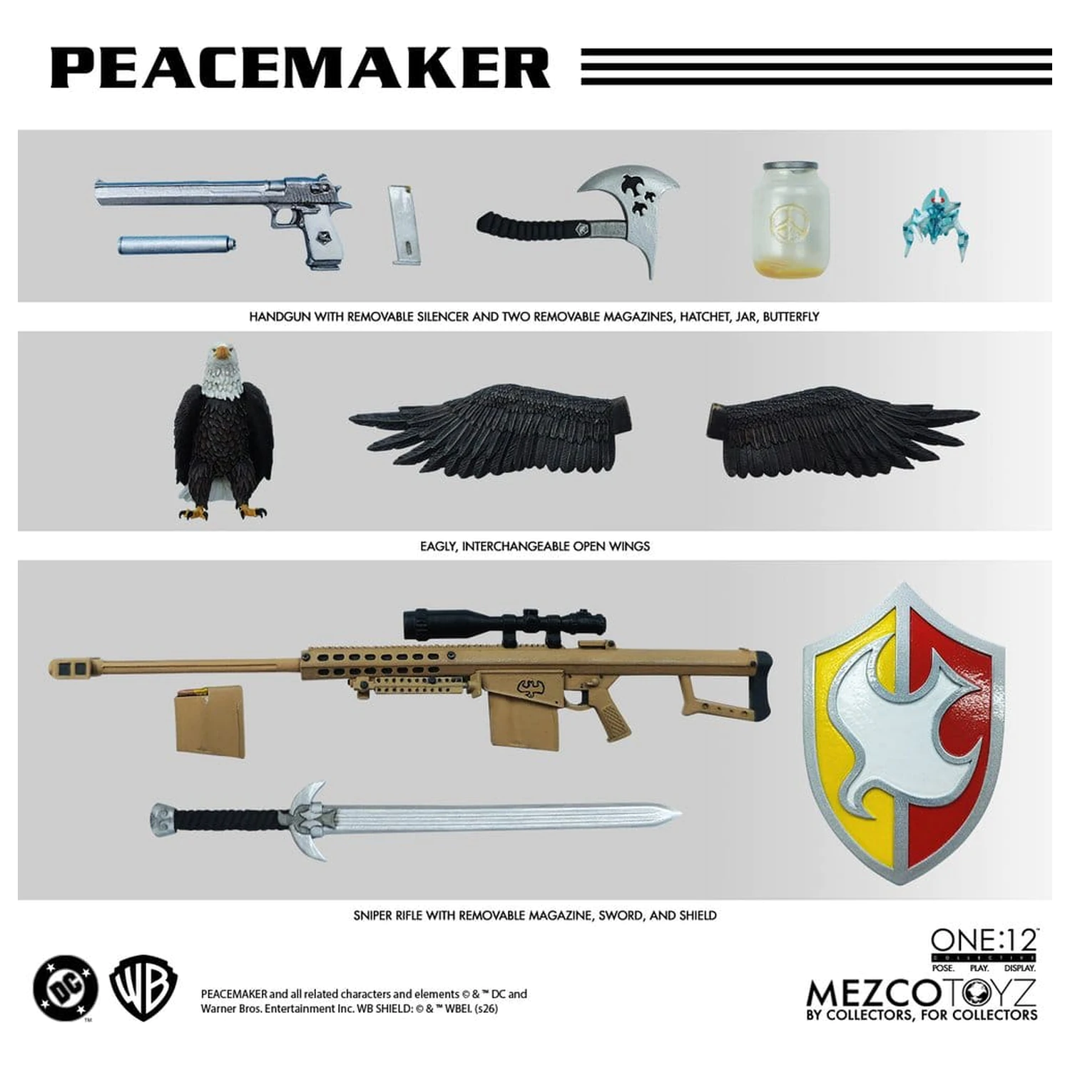 DC Comics One:12 Collective akčná figúrka 1/12 Peacemaker 17 cm produktová fotografia