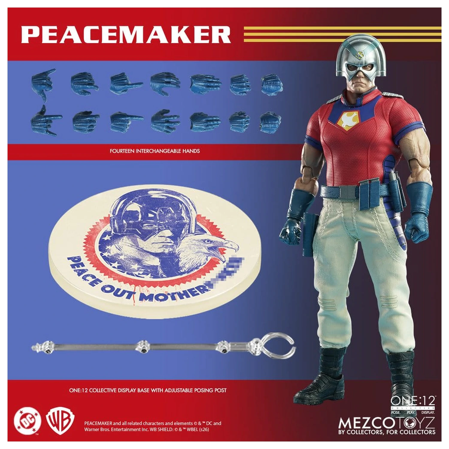 DC Comics One:12 Collective akčná figúrka 1/12 Peacemaker 17 cm produktová fotografia