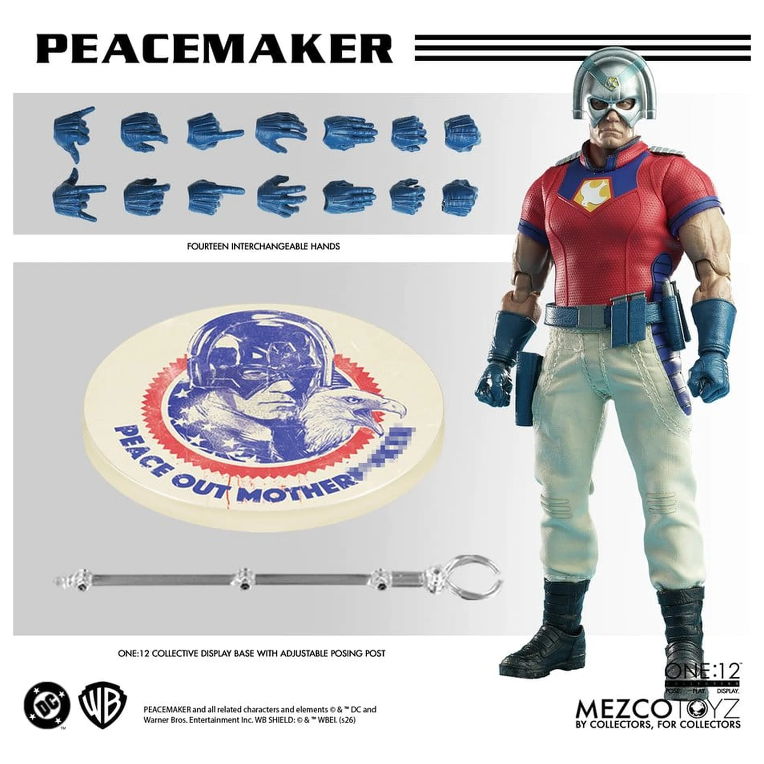 DC Comics One:12 Collective akčná figúrka 1/12 Peacemaker 17 cm produktová fotografia