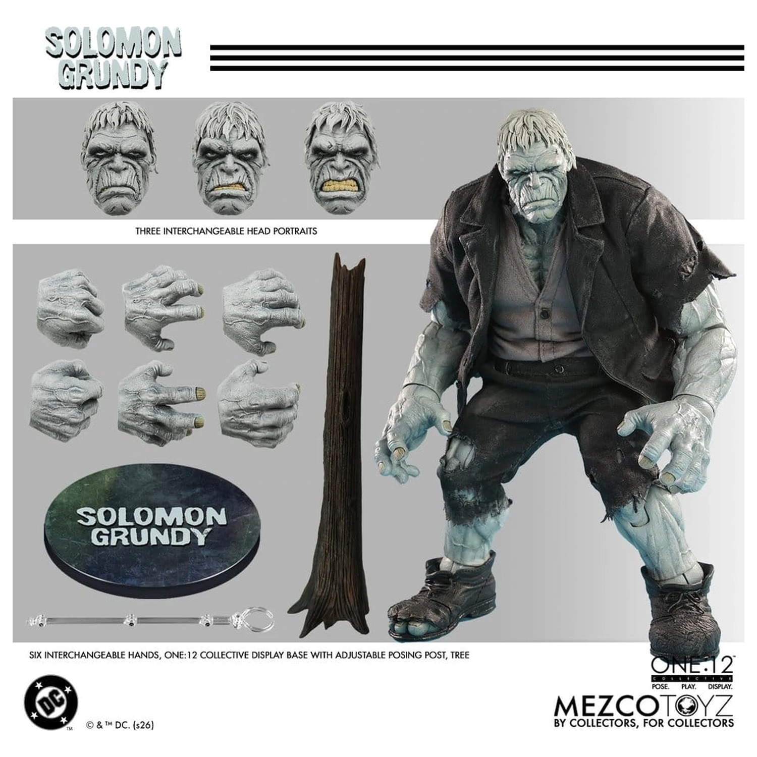 DC Comics One:12 Collective akčná figúrka 1/12 Solomon Grundy produktová fotografia