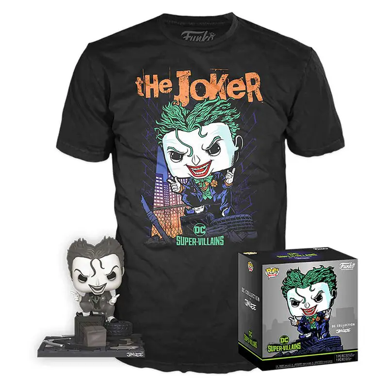 DC Comics figúrka és póló szett Jim Lee Joker 5XL termékfotó