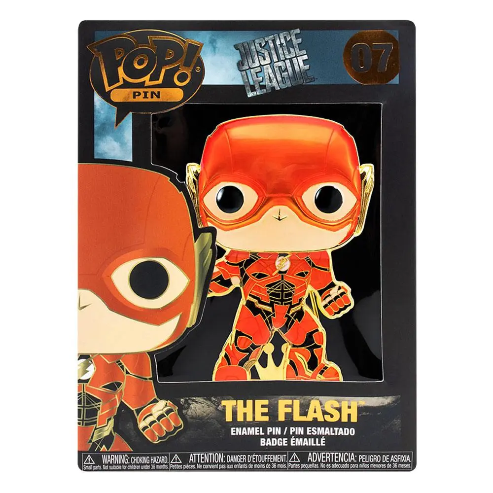 DC Comics POP! Smaltovaný odznak The Flash 10 cm produktová fotografia