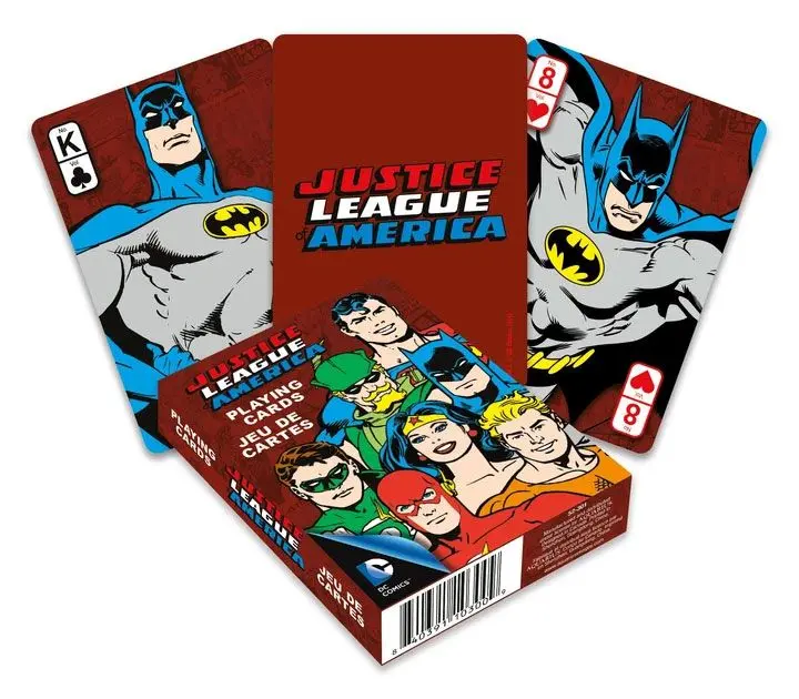 DC Comics hracie karty Retro Justice League termékfotó