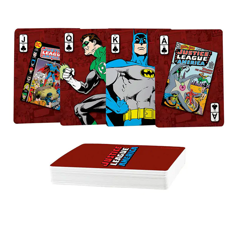 DC Comics hracie karty Retro Justice League produktová fotografia