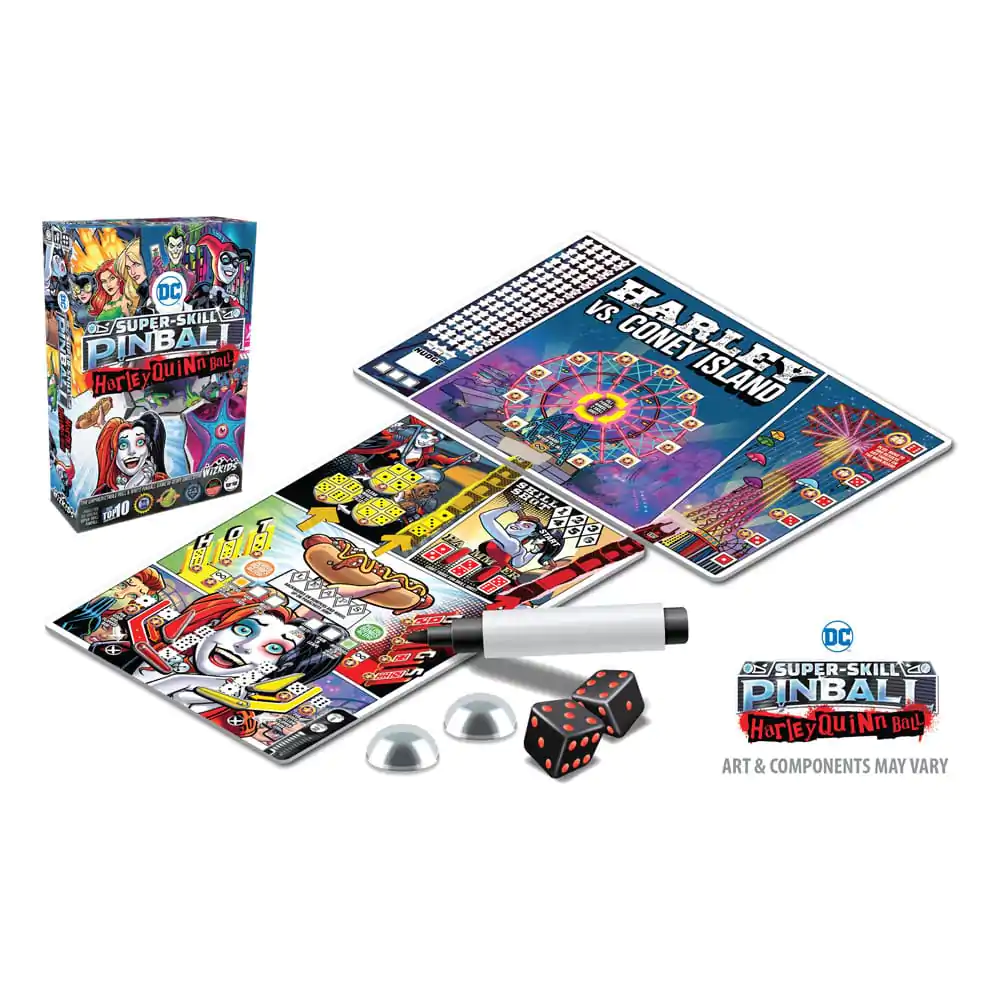 DC Comics Super-Skill Pinball: Harley Quinn Ball Stolová hra *English Version* produktová fotografia