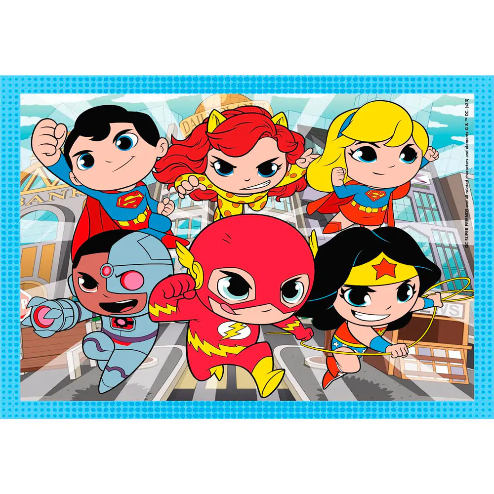DC Comics Superfriends puzzle 12-16-20-24 dielikov produktová fotografia