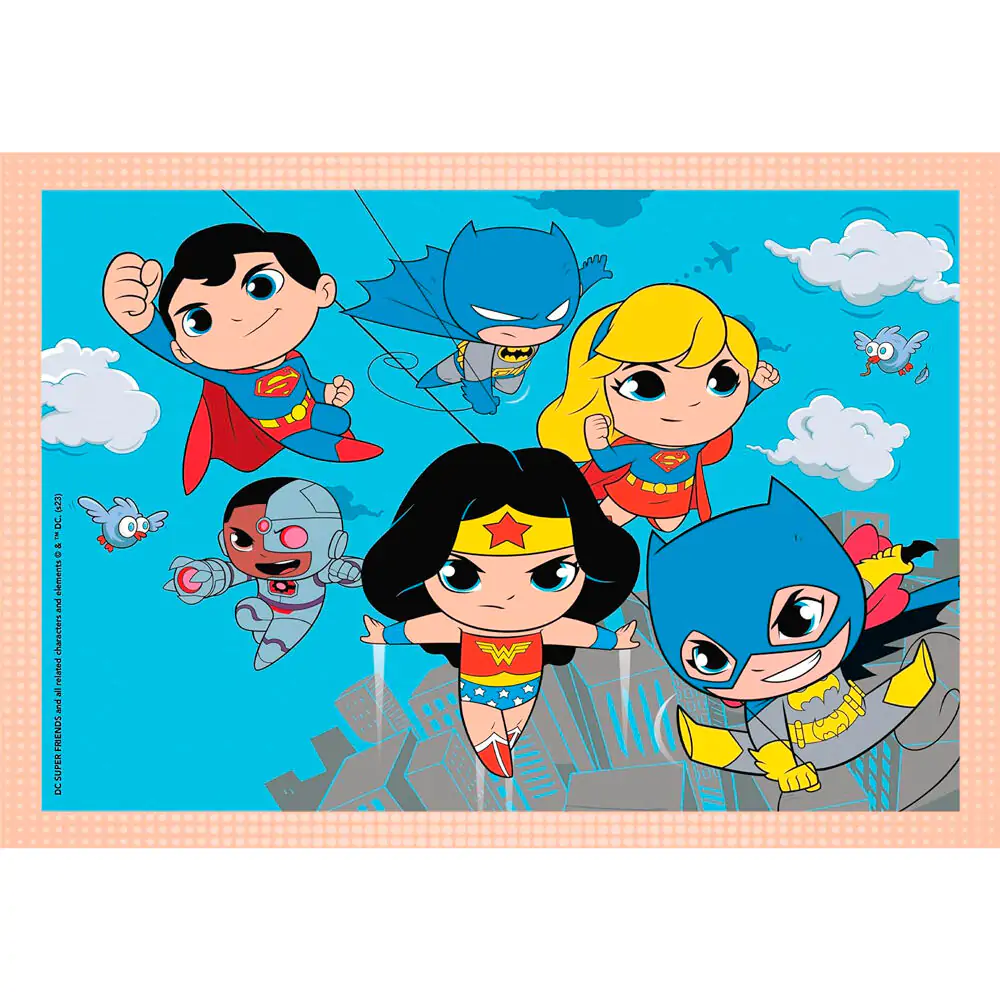 DC Comics Superfriends puzzle 12-16-20-24 dielikov produktová fotografia