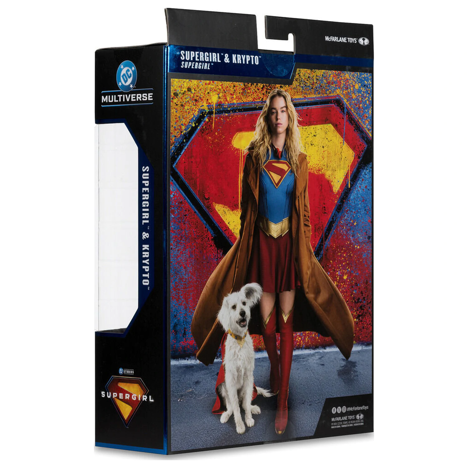DC Comics Supergirl Deluxe Theatrical Edition Gold Label Collection figúrka Supergirl & Puppy Kripto 18cm produktová fotografia