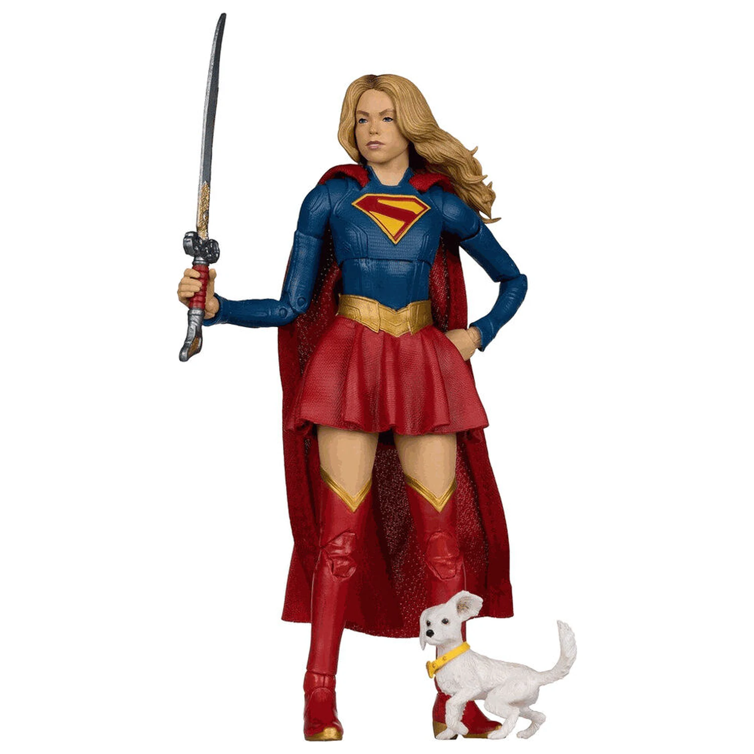 DC Comics Supergirl Deluxe Theatrical Edition figúrka Supergirl & Puppy Kripto 18cm produktová fotografia