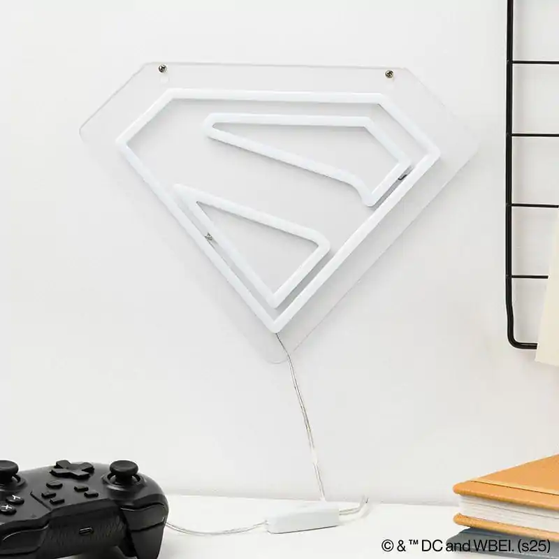 DC Comics LED Nástenné Svetlo Lampa Superman Neon produktová fotografia