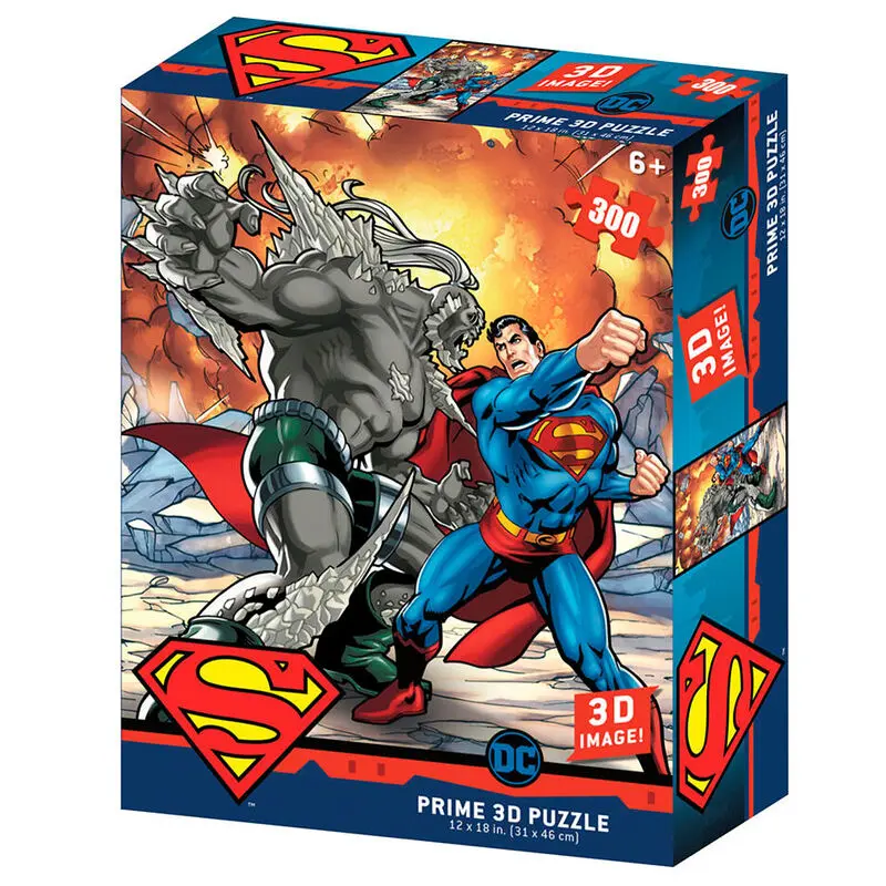 DC Comics Superman vs Doomsday Prime 3D puzzle 300 ks produktová fotografia