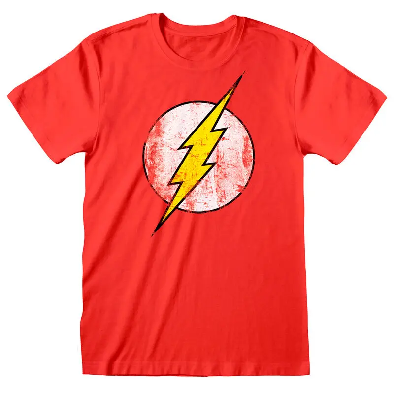 DC Comics The Flash Lightning Logo tričko produktová fotografia